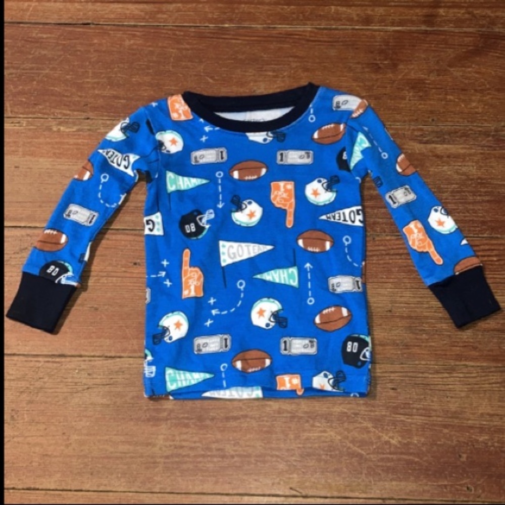 Carter’s kids football long sleeve shirt